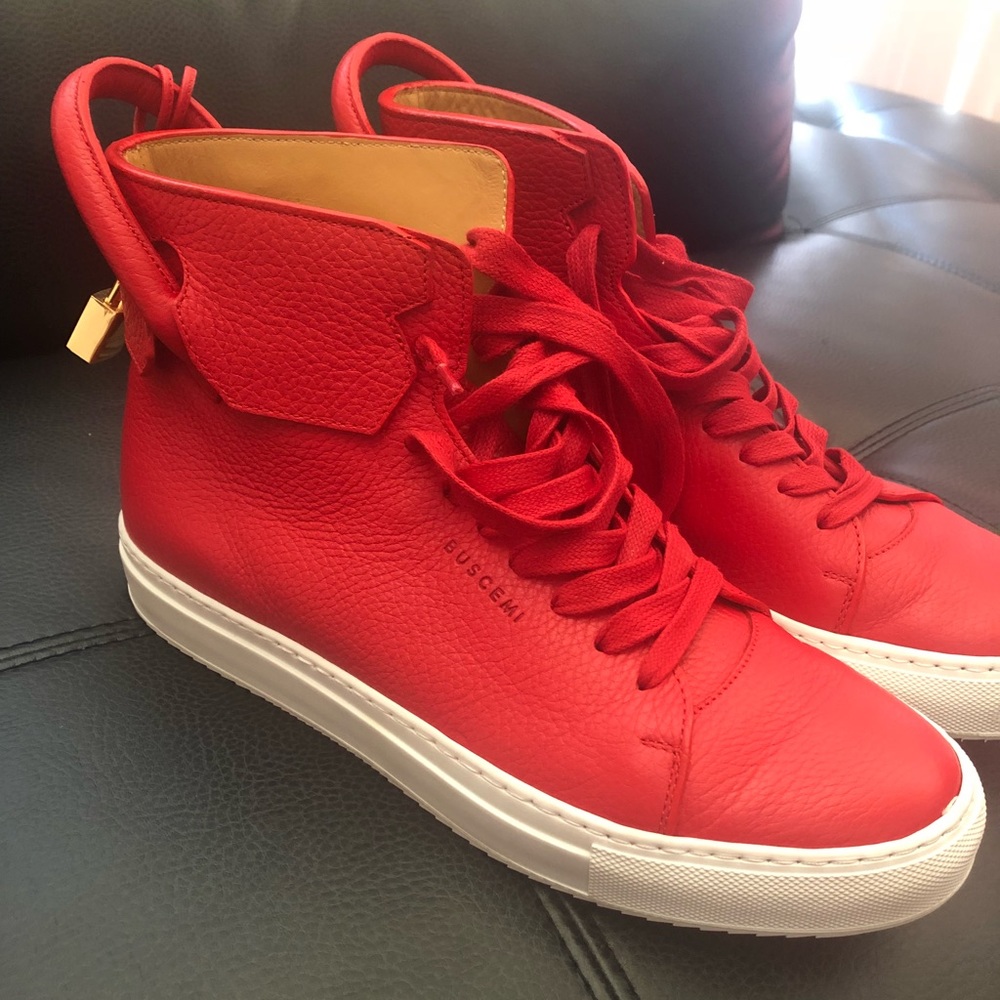 Buscemi Red Sneakers